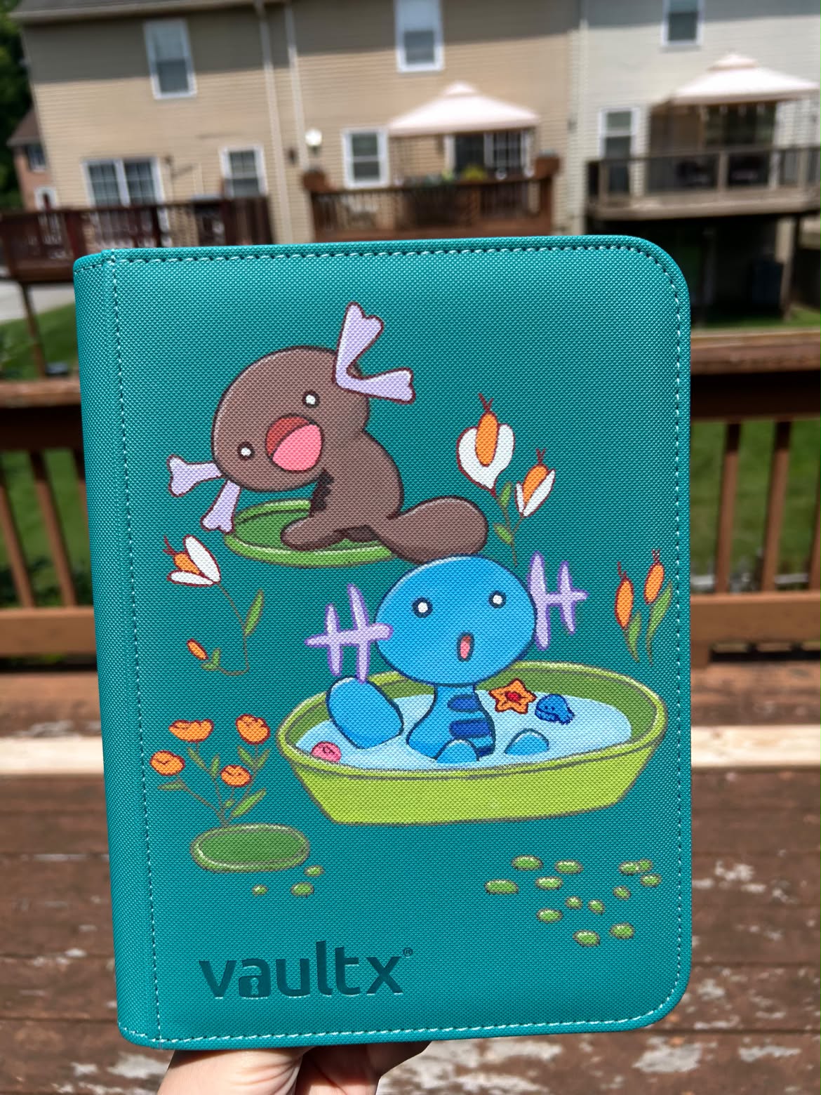 Teal 4 Pocket Binder