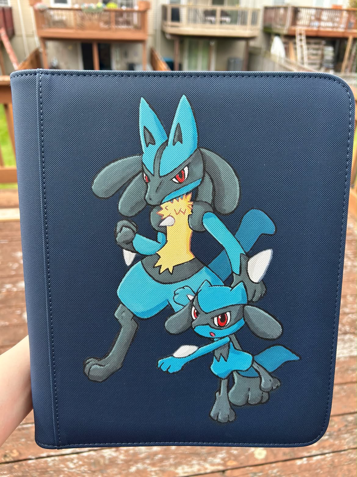 Blue 4 Pocket Top Loader Binder