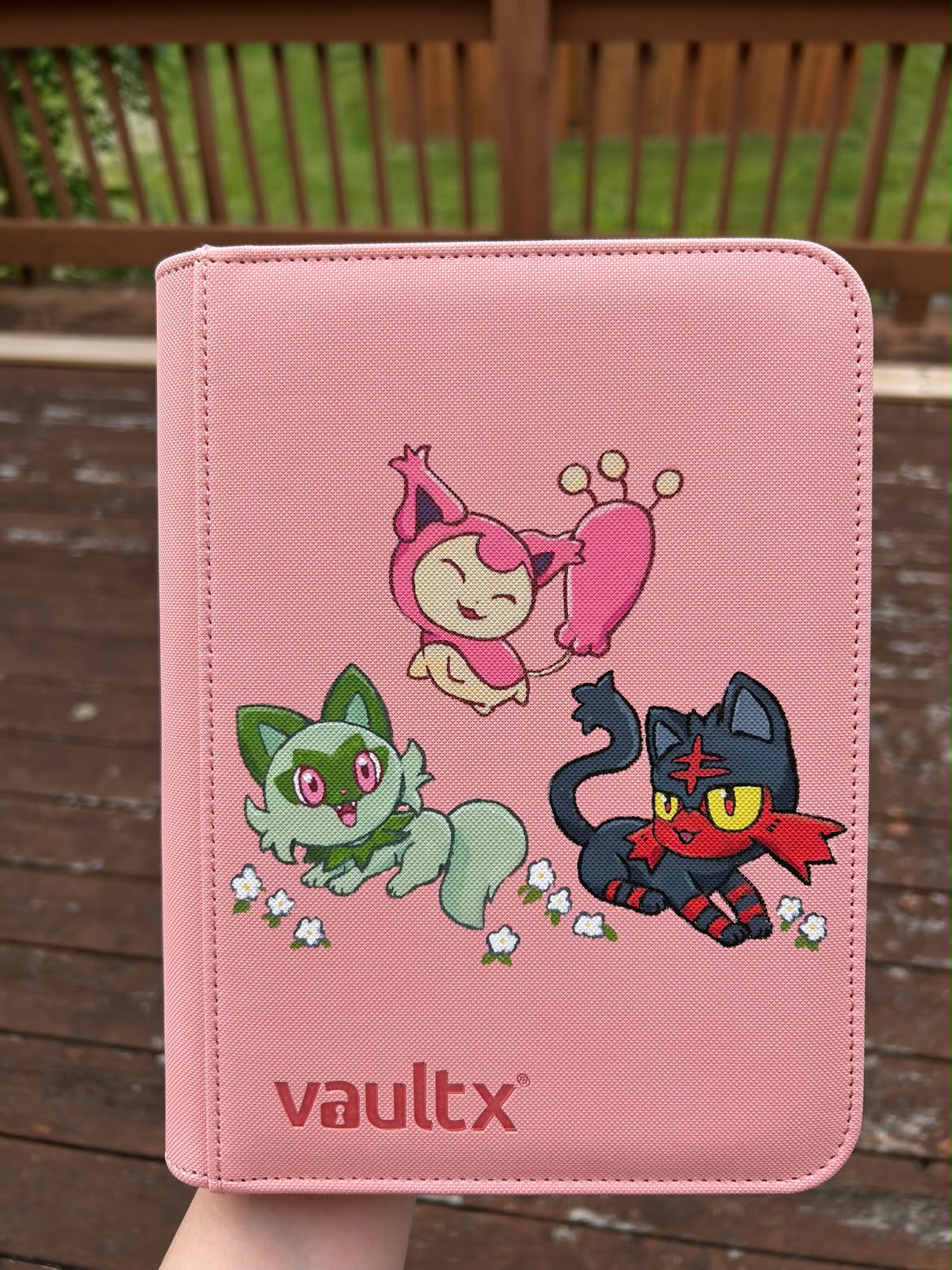 Pink 4 Pocket Binder