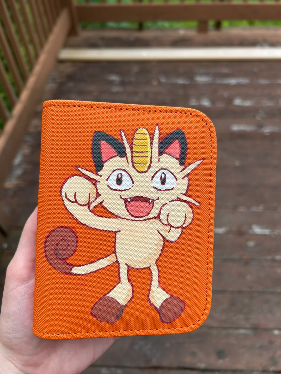 Orange 1 Pocket Binder