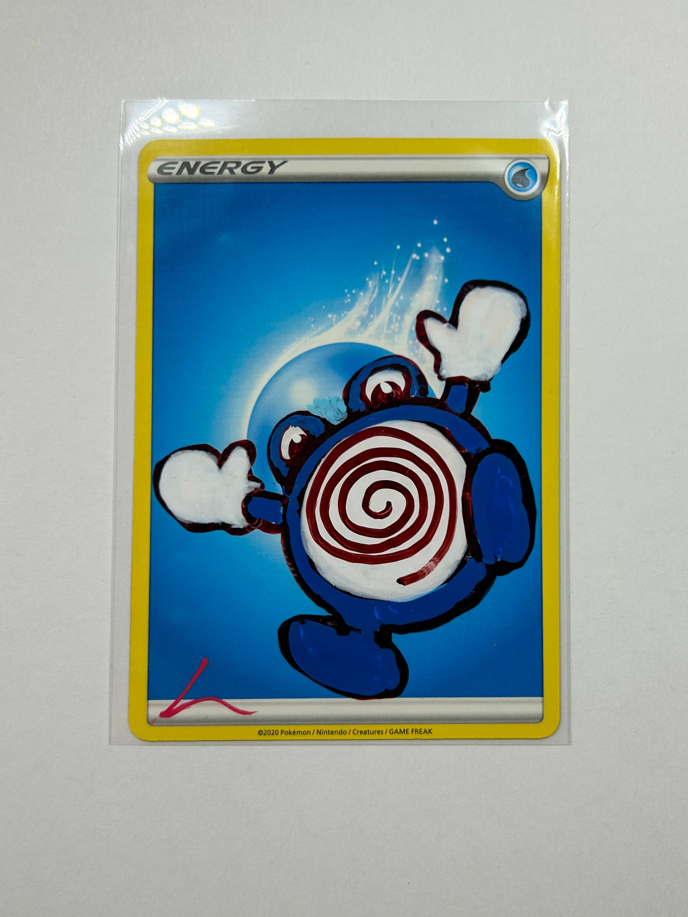 Painted Energy card Poliwhirl