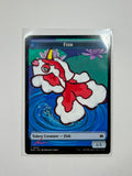 Painted MTG token card Alter - Fish