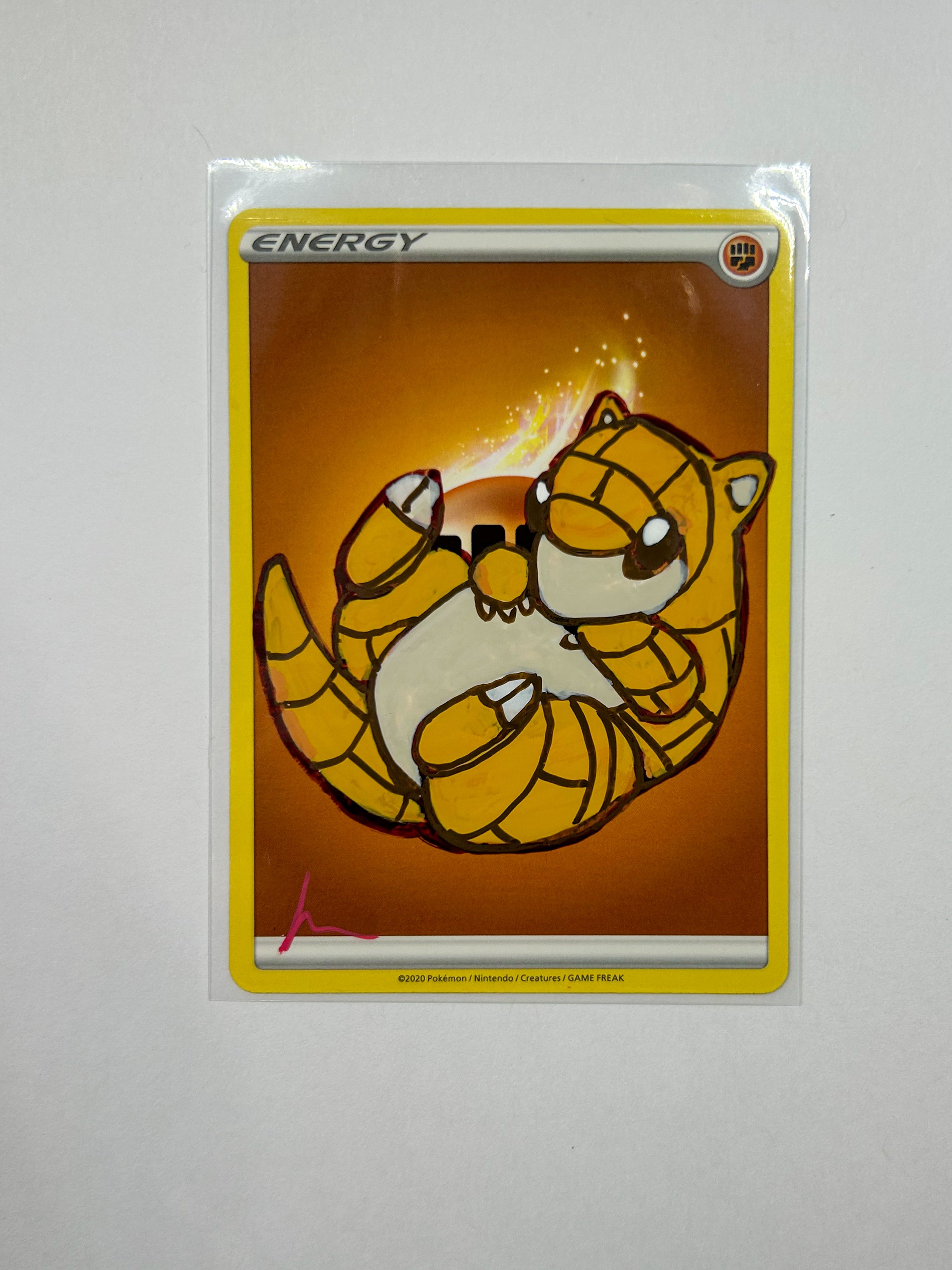 Painted Energy card Sandshrew