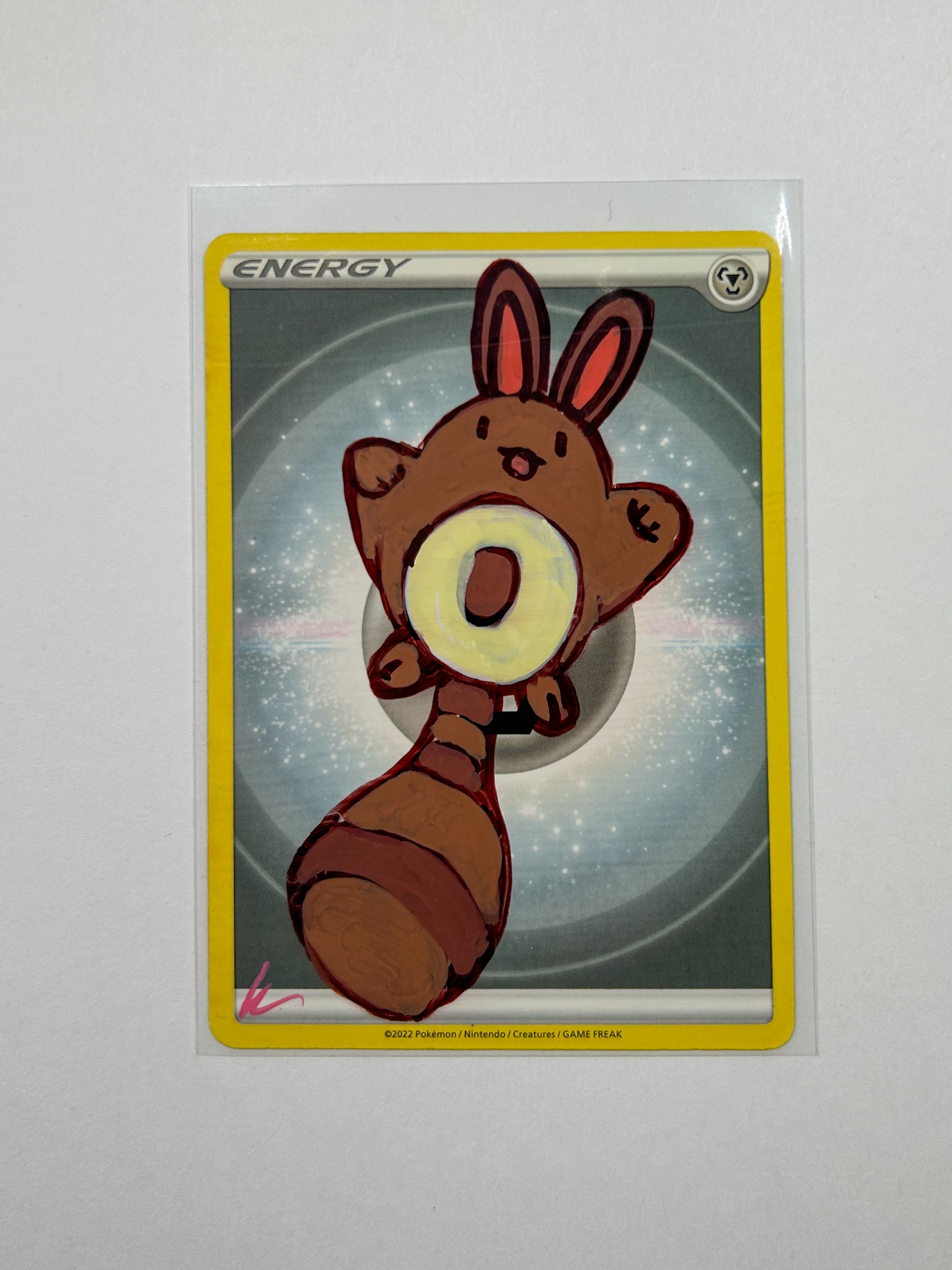 Painted Energy card Sentret