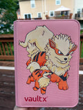 Pink 4 Pocket Binder