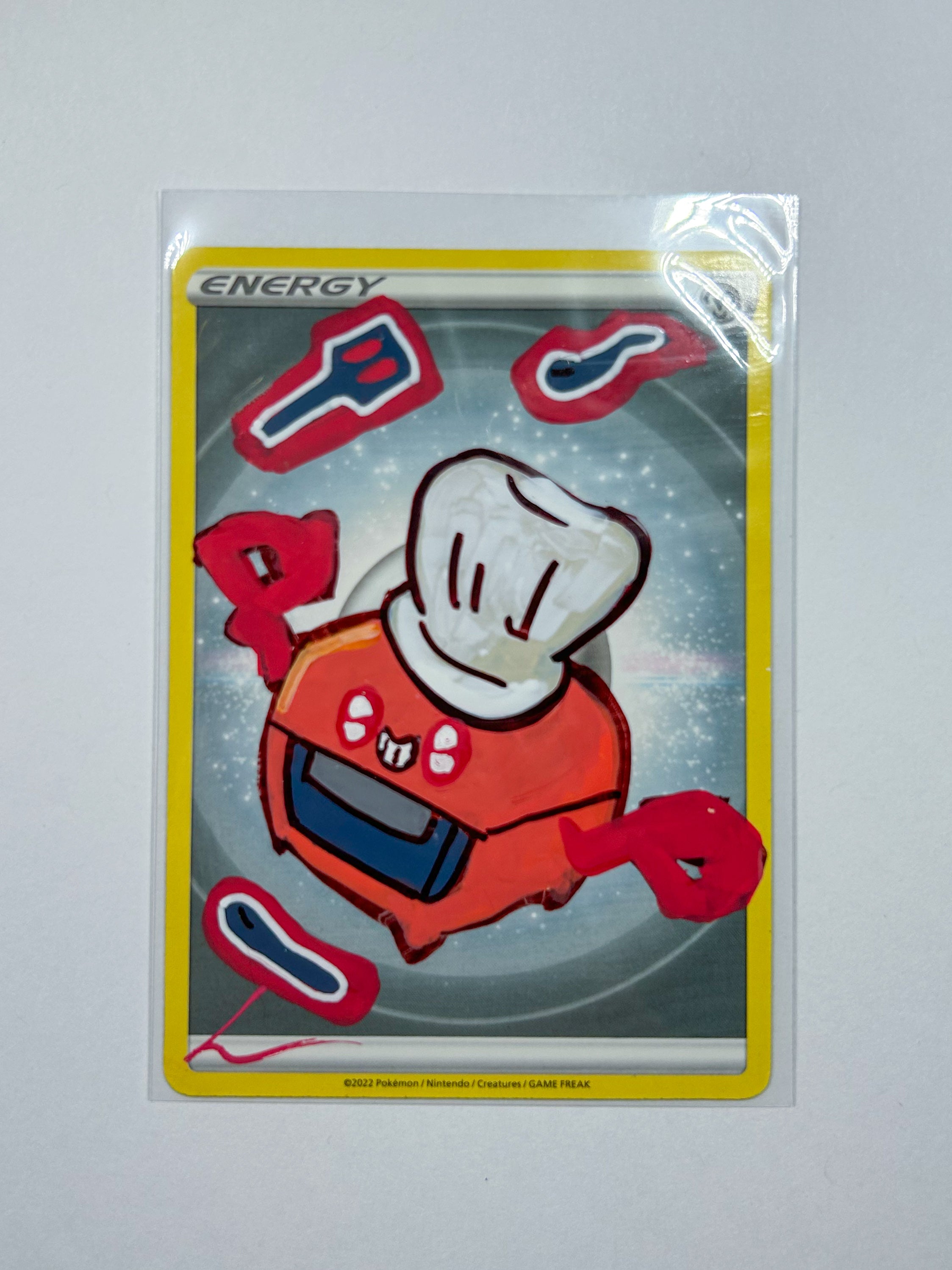 Painted Energy card Heat Rotom