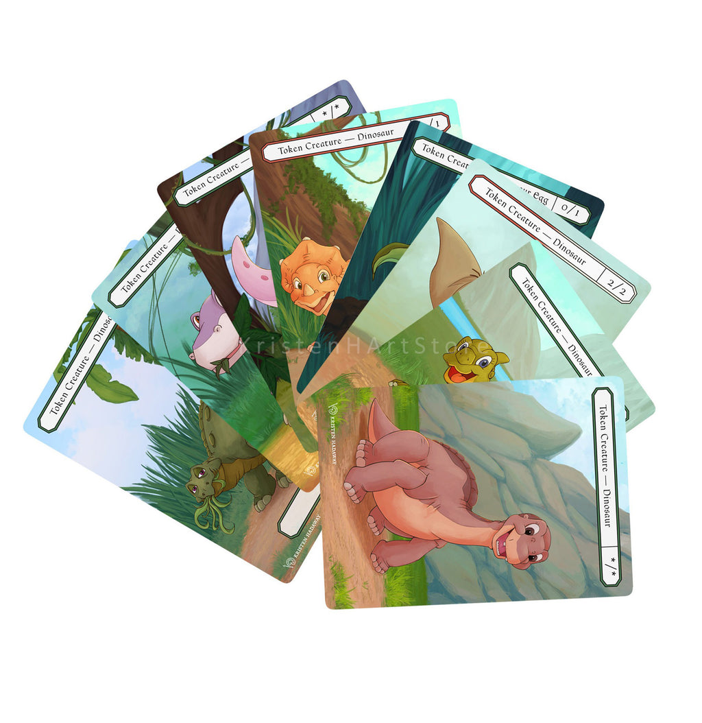 X8 Bundle Dinosaur Tokens