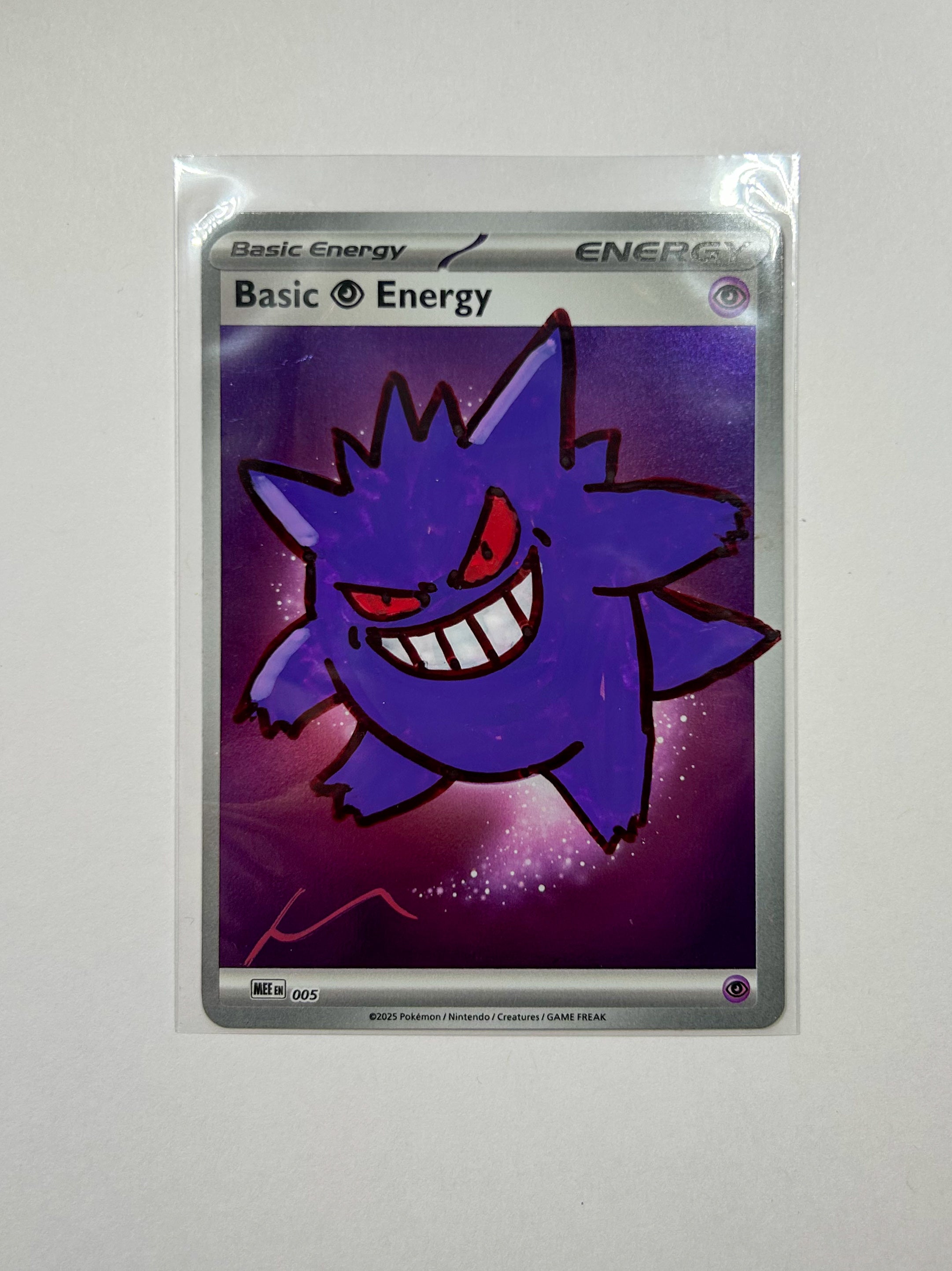 Painted Energy card Gengar