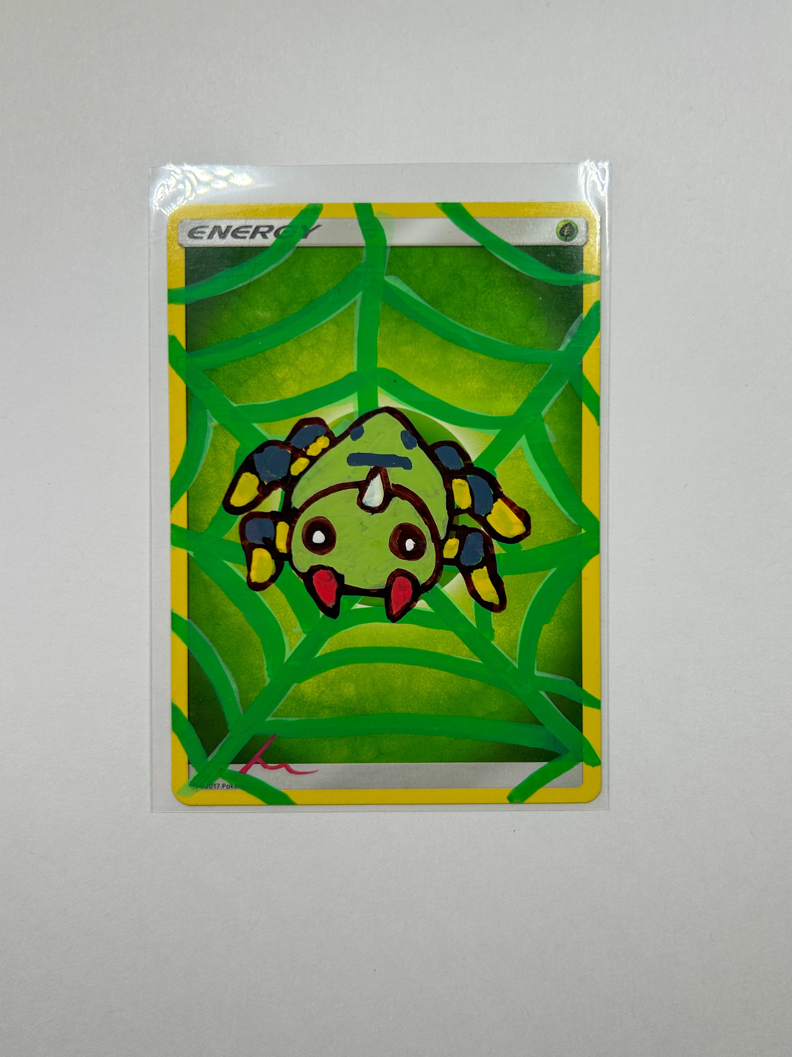 Painted Energy card Spinarak