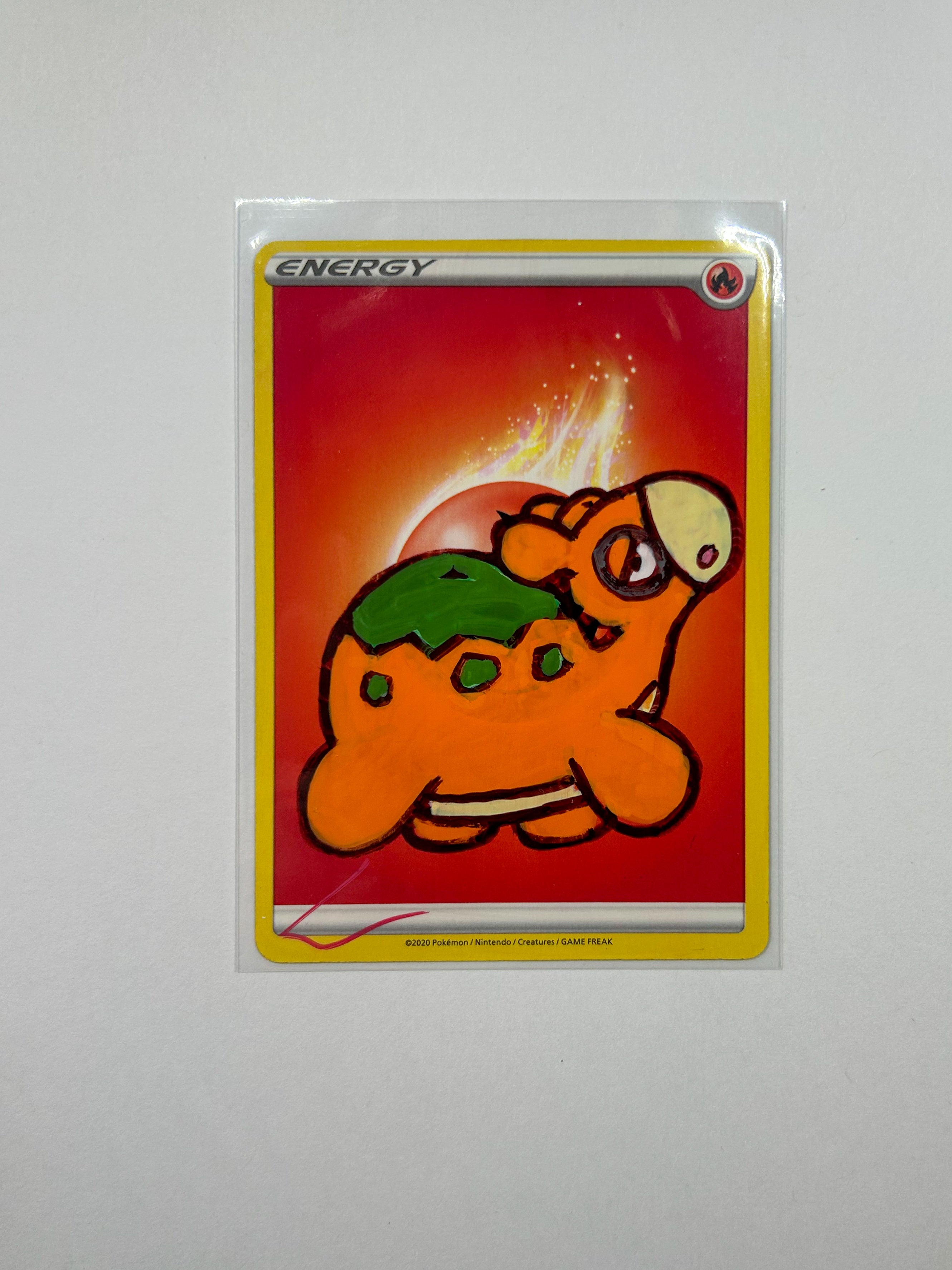 Painted Energy card Numel