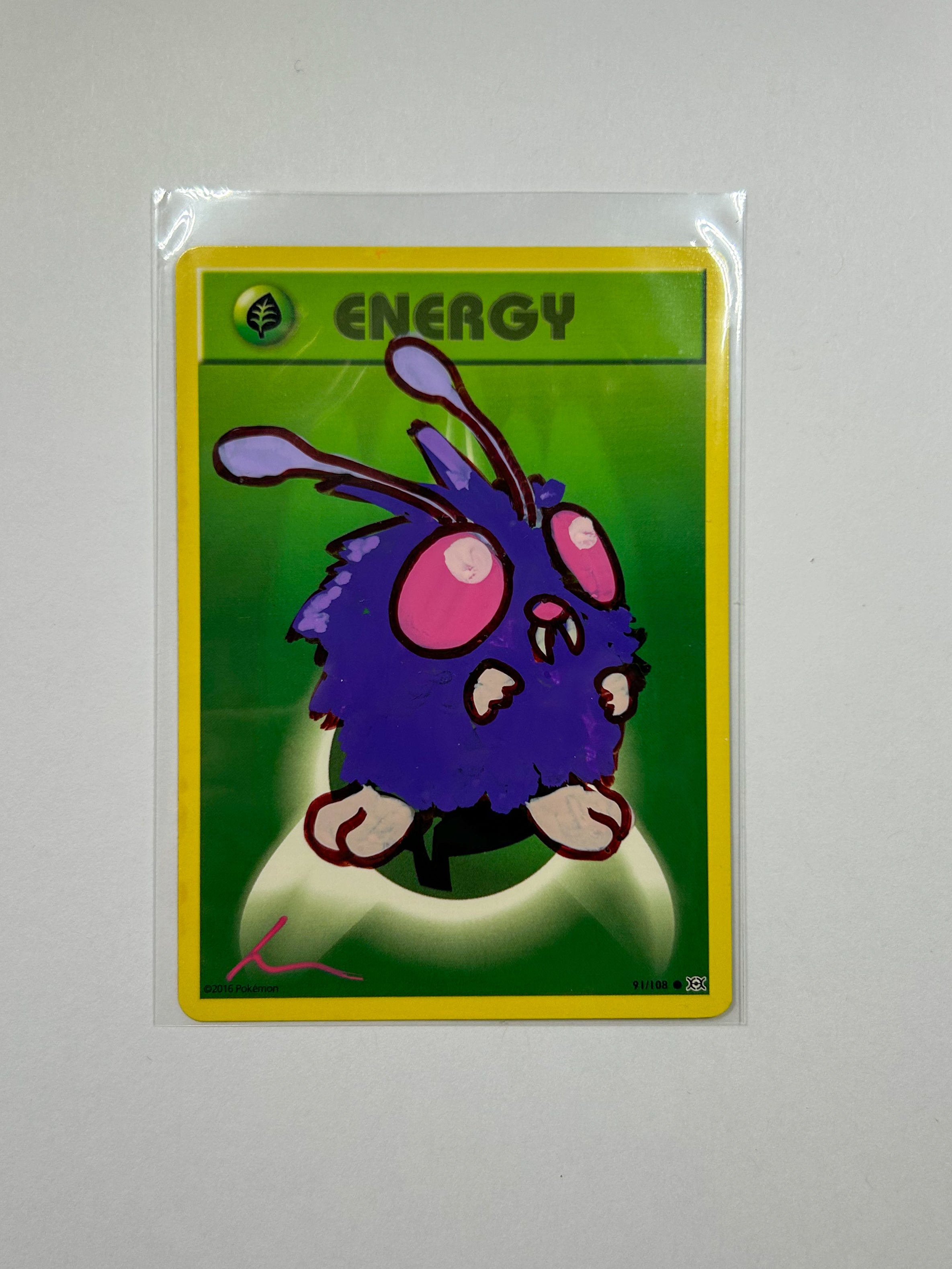 Painted Energy card Venonat