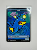 Painted MTG token card Alter - Fish