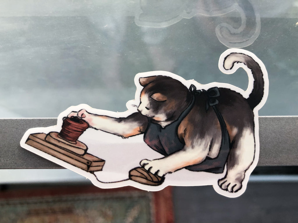 3" Vinyl Sticker Cat