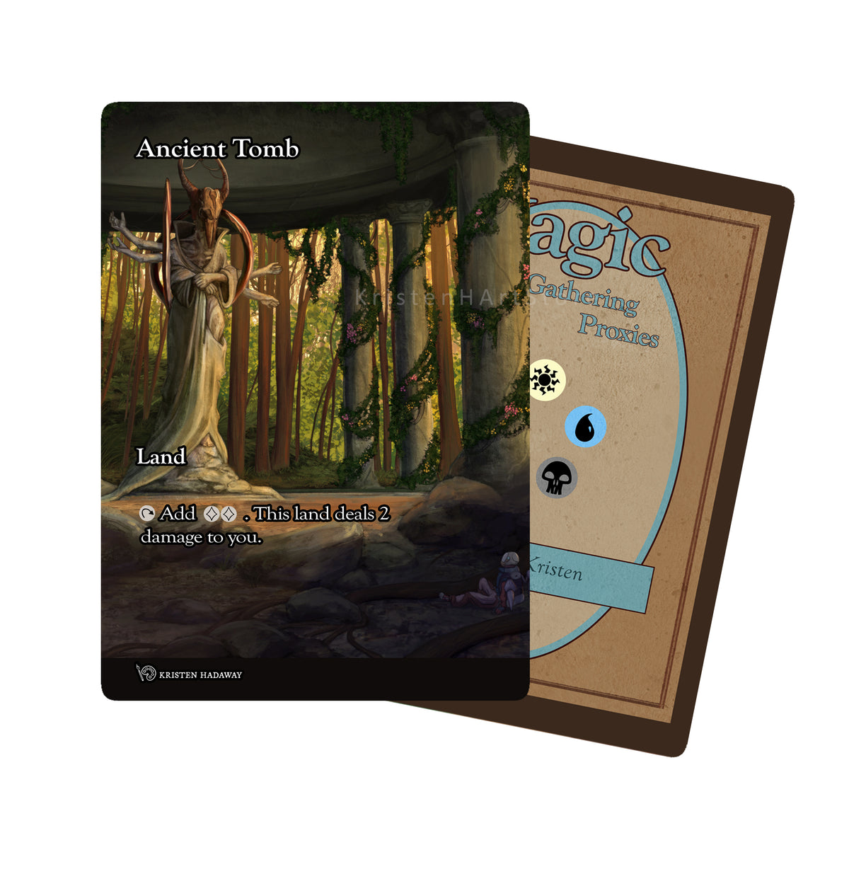 Custom illustrated token / proxy MTG - YOU PICK