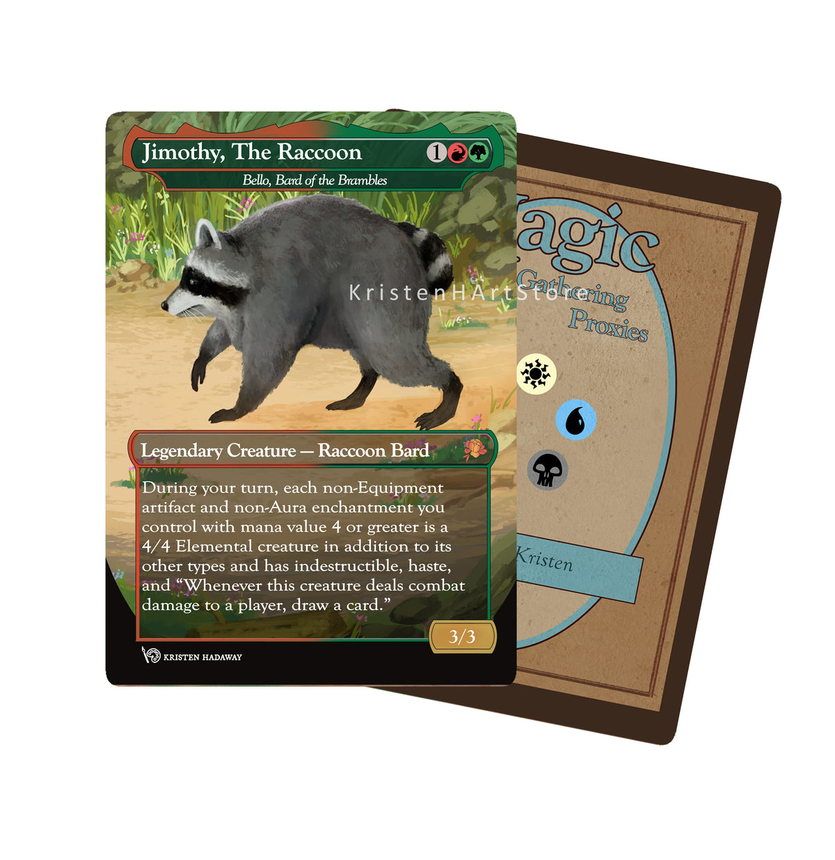 Custom illustrated token / proxy MTG - YOU PICK