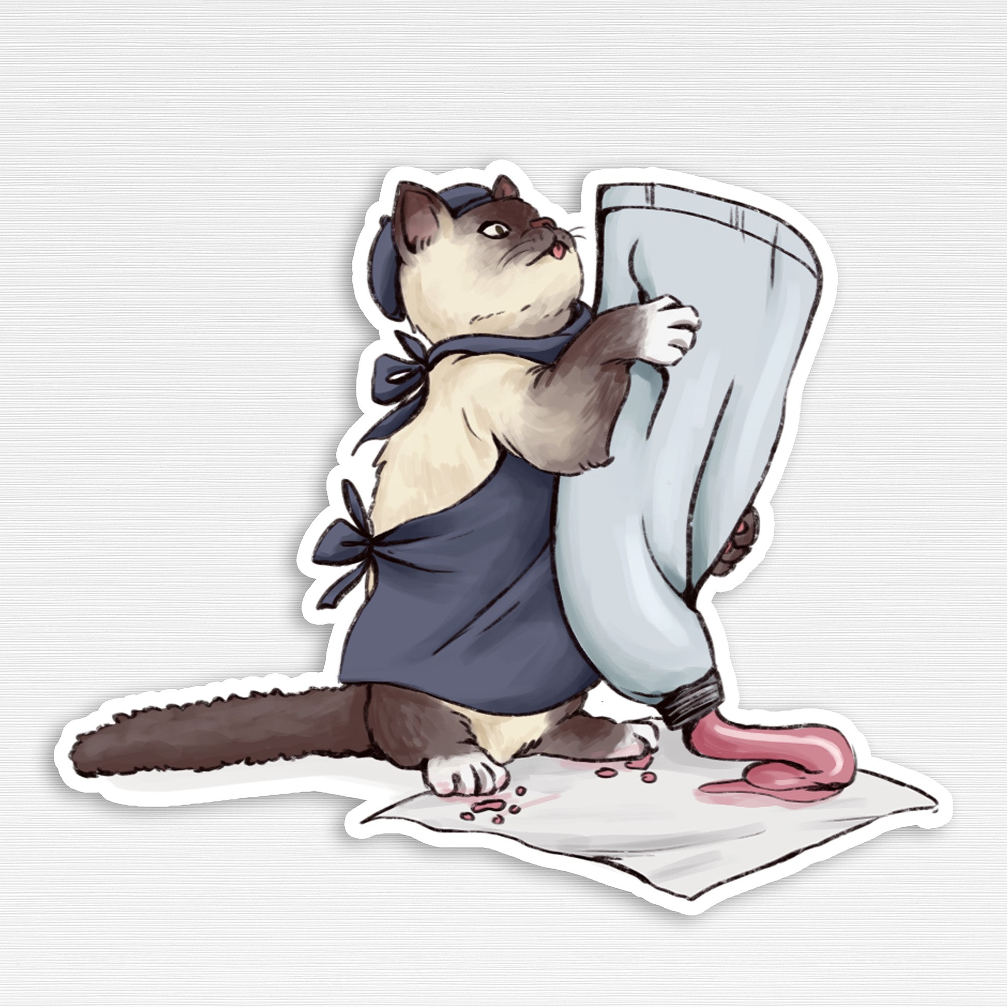 3" Vinyl Sticker Cat