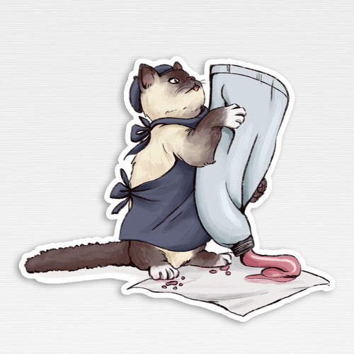 3" Vinyl Sticker Cat