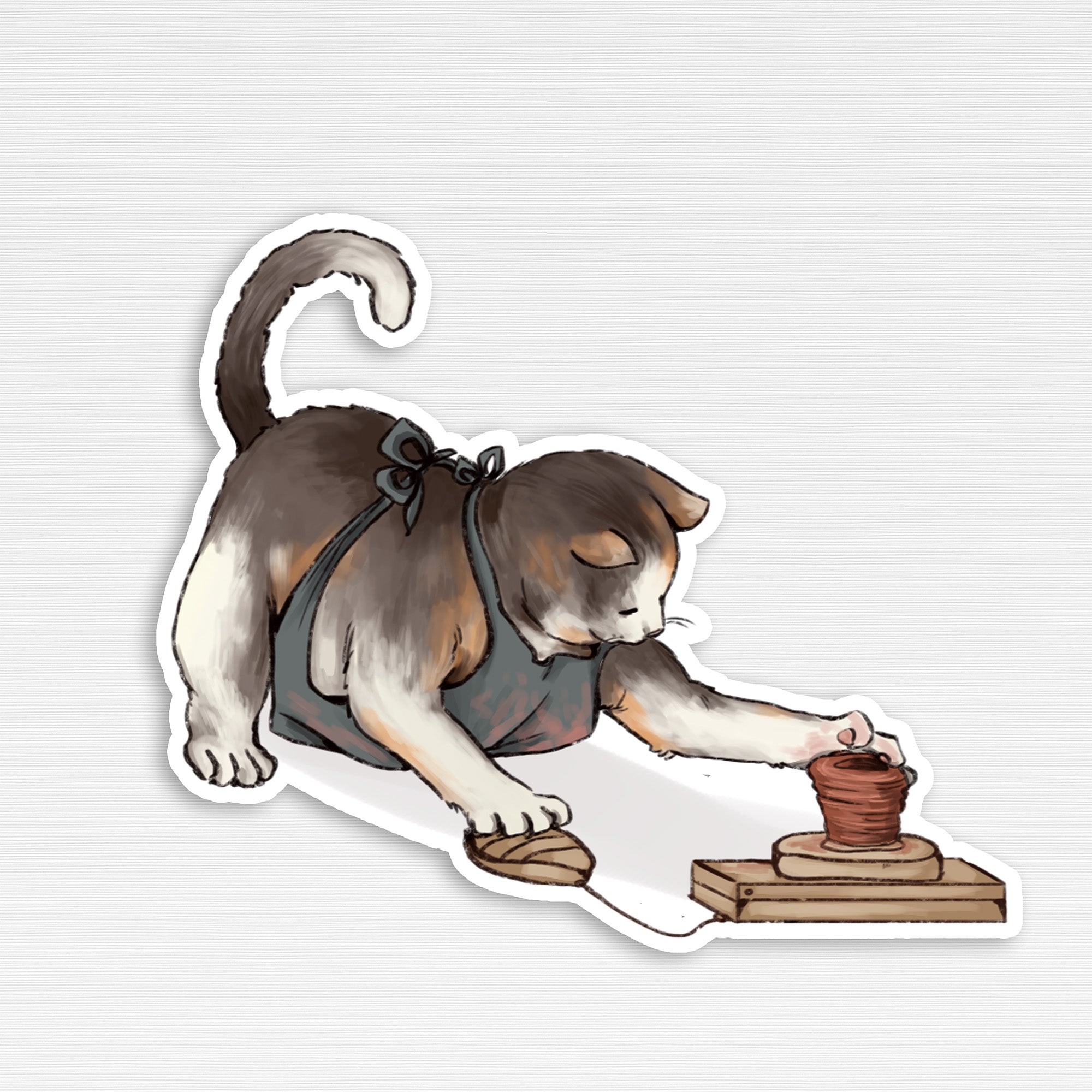 3" Vinyl Sticker Cat