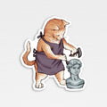 3" Vinyl Sticker Cat