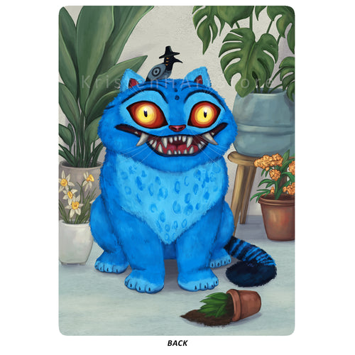 Cat Token - Kpop Themed - 1/1 Green Cat Creature