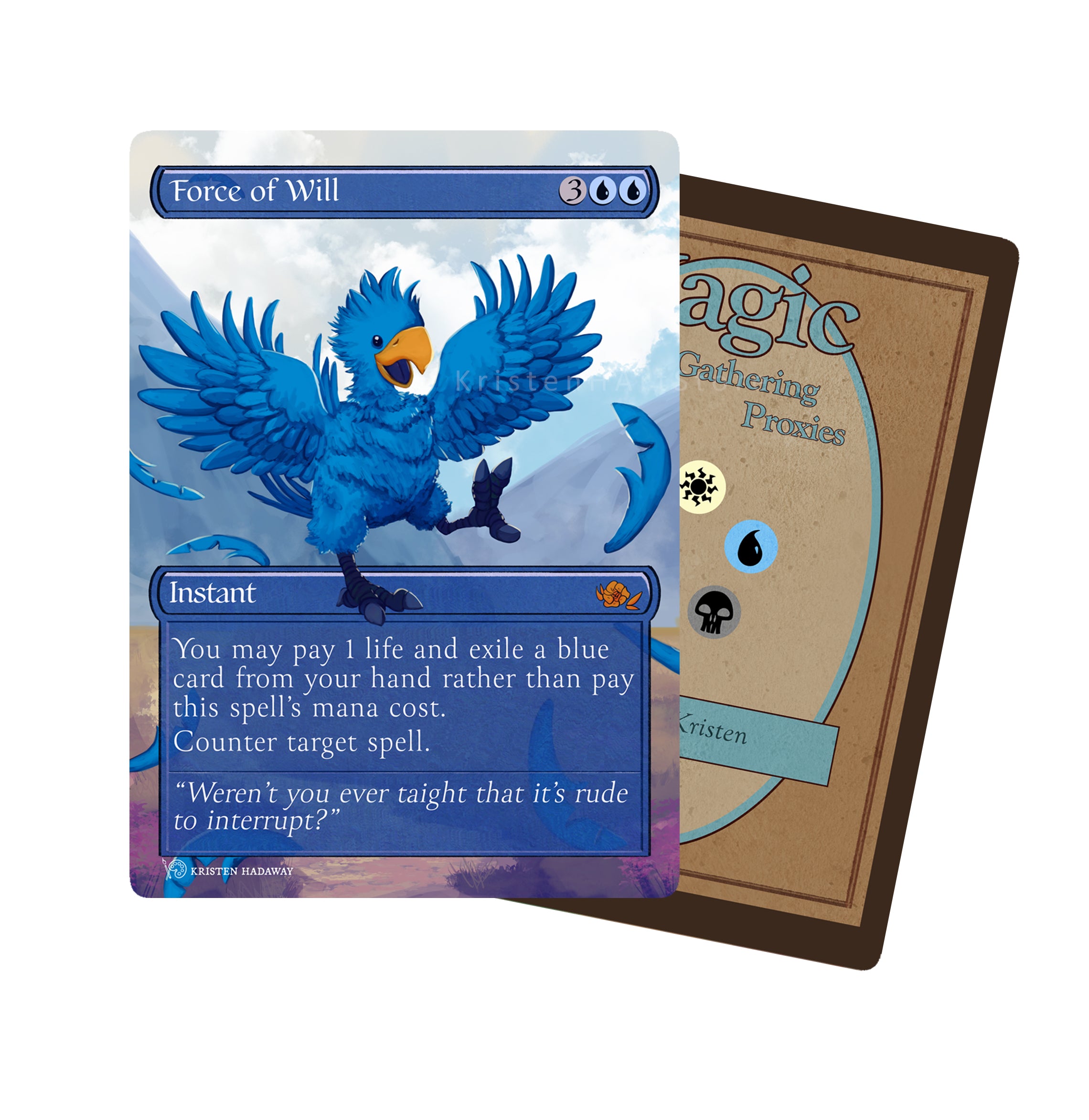 Force of Will - Fantasy Proxy Card