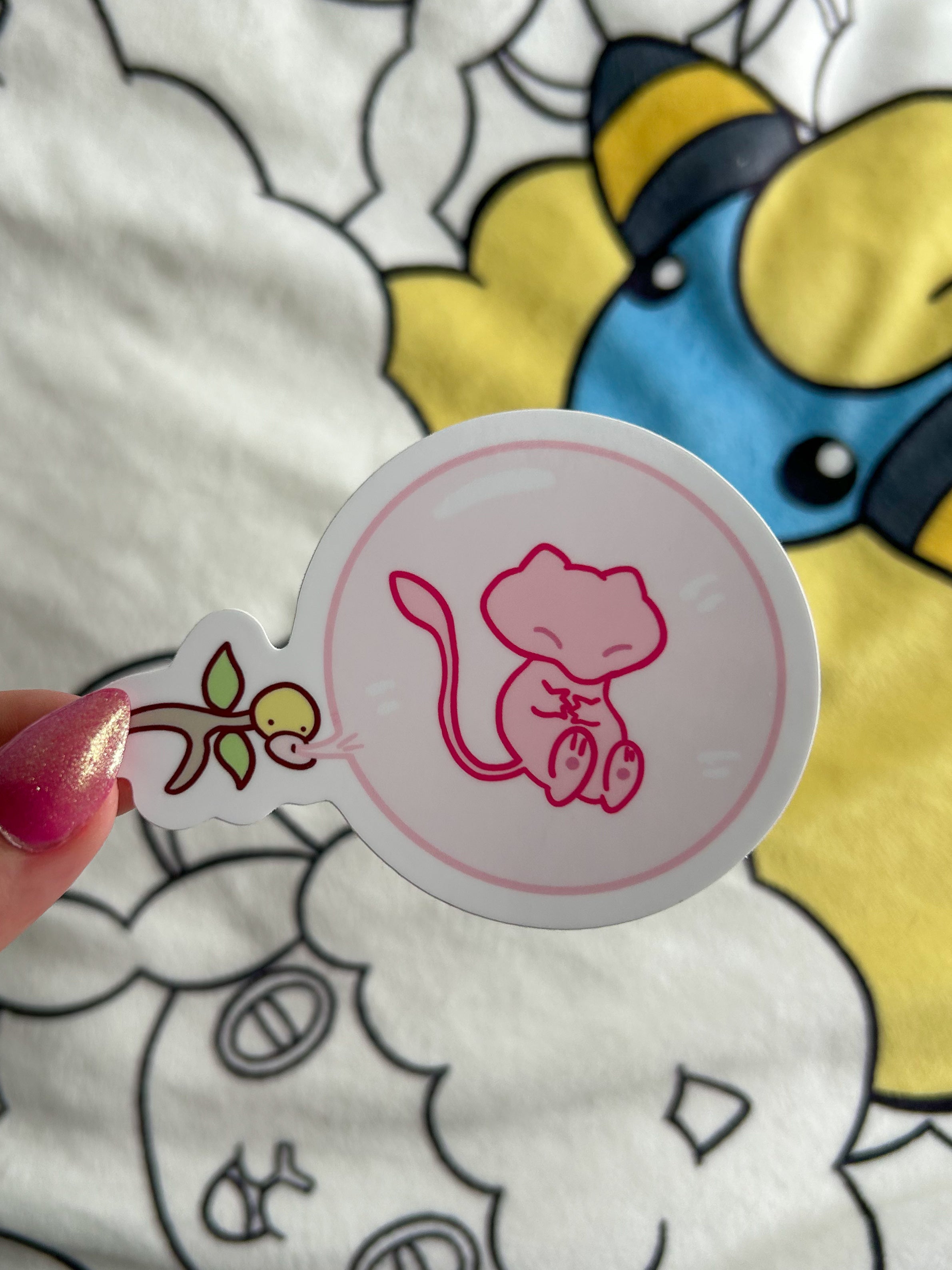 Hubba Bubb Mew 3" Vinyl Sticker