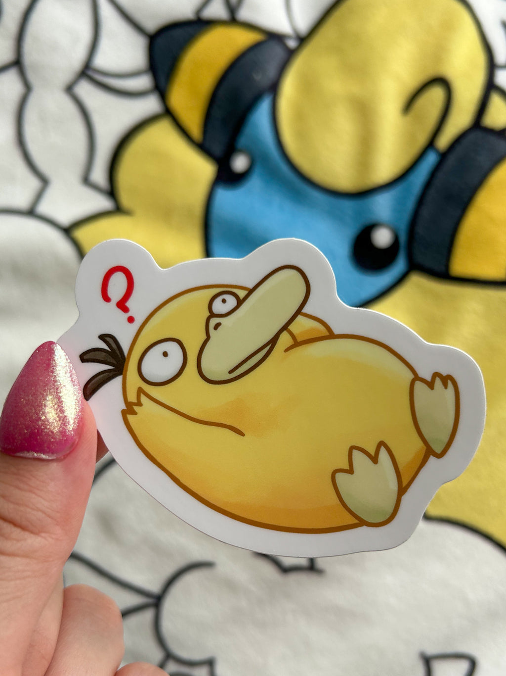Psyduck Spaced Out 3" Vinyl Sticker
