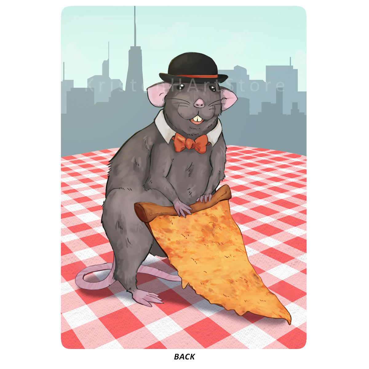 Rat Token - “Pizza Rat” 1/1 Black Rat Creature