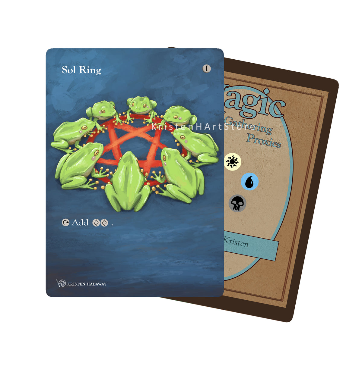 Custom illustrated token / proxy MTG - YOU PICK