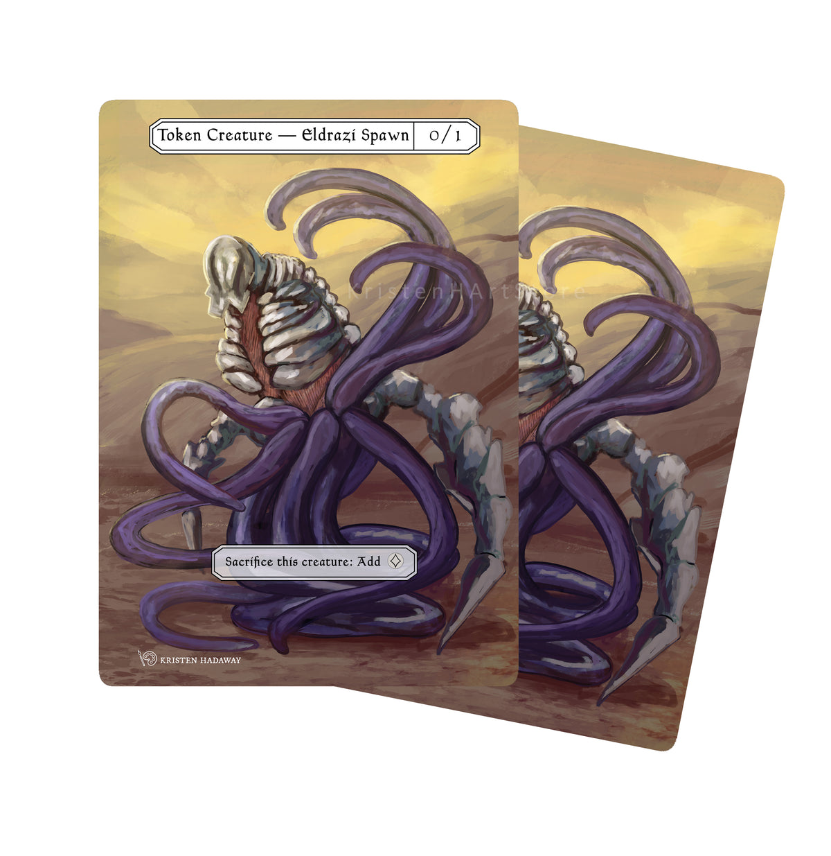 Custom illustrated token / proxy MTG - YOU PICK