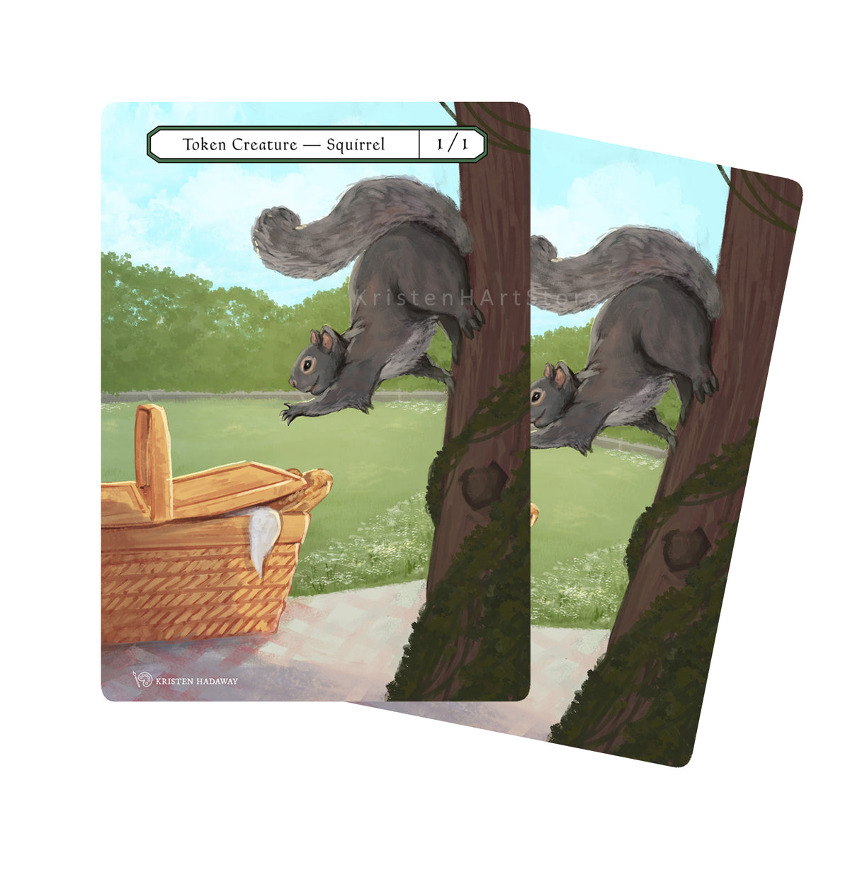 Custom illustrated token / proxy MTG - YOU PICK