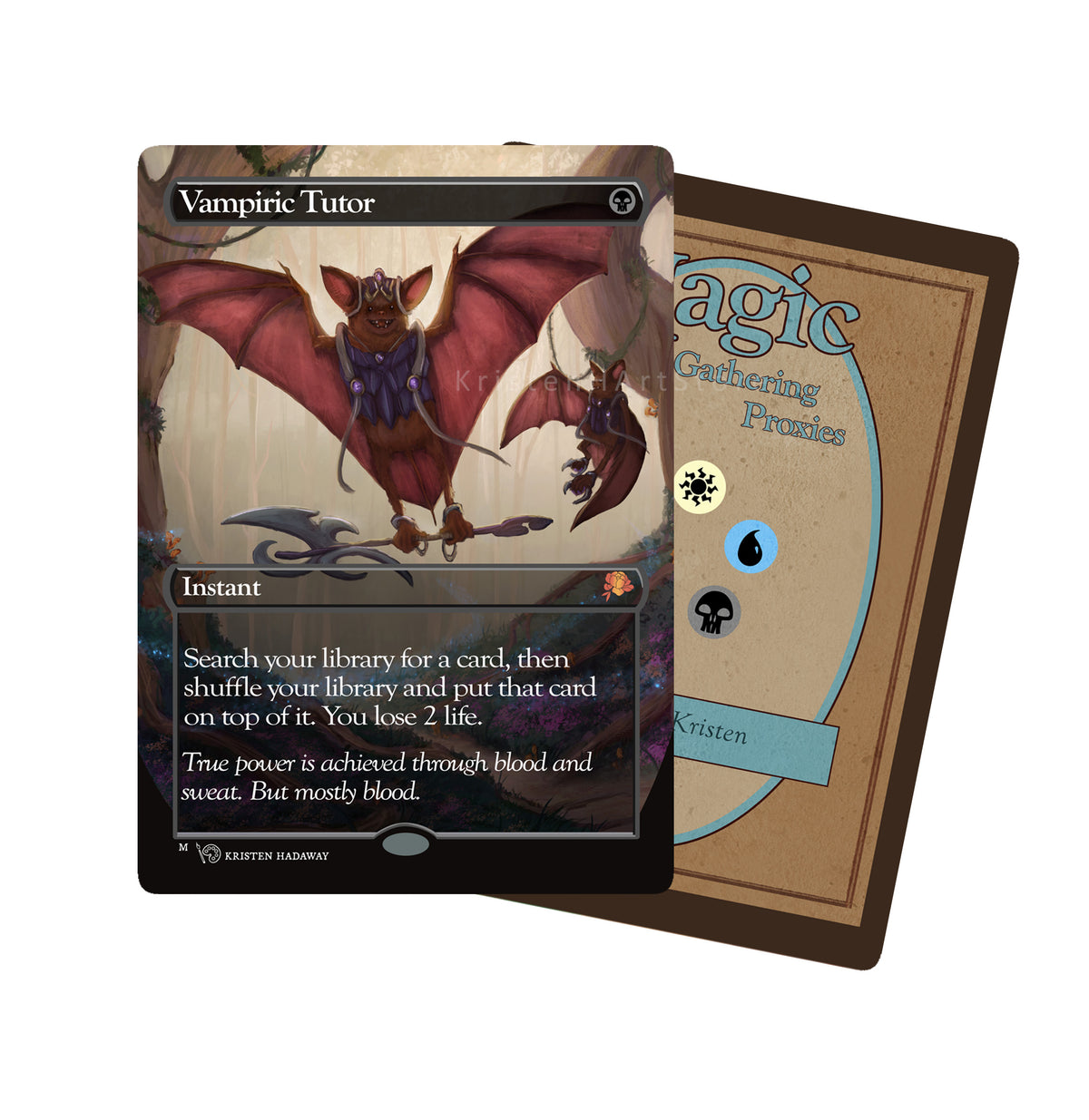 Custom illustrated token / proxy MTG - YOU PICK